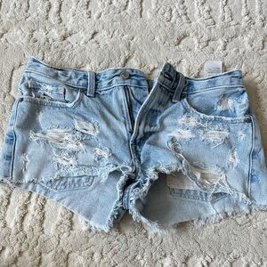 Abercrombie & Fitch Light Blue Jean Shorts